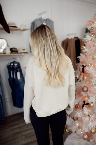 Boy Mom Puff Crewneck