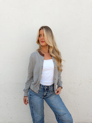 Tess Sweater- Dusty Blue