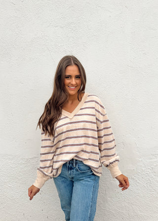 Ansley Stripe Top