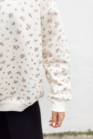 Spring Floral Pullover