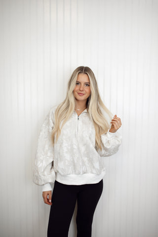 Camo Half Zip Pullover