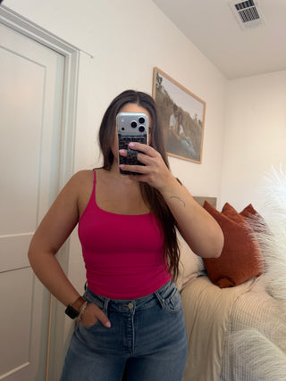 Cass Tank - Fuchsia