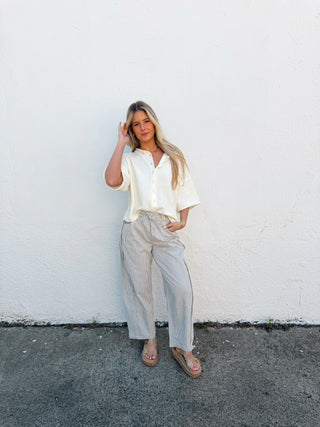 Capri Top - Ivory