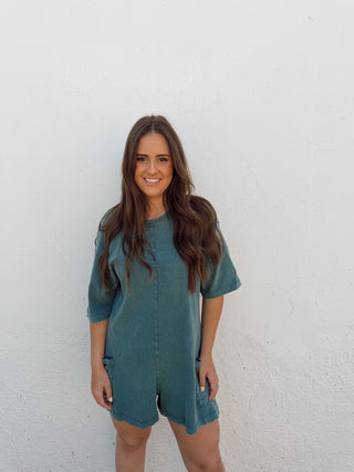 Melanie Romper - Teal