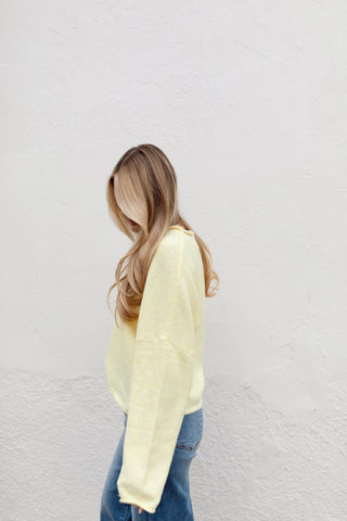 Piper Cardigan Sweater - Yellow