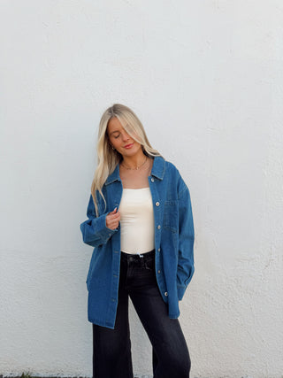 Stratton Denim Top