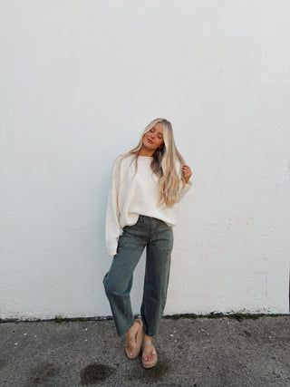 Gunner Olive Denim