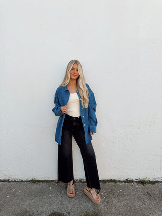 Stratton Denim Top