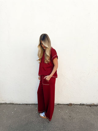 Sofia Set - Burgundy