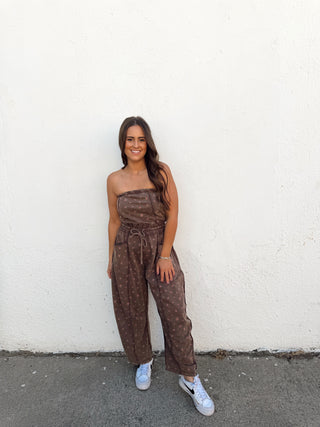Cloud Barrel Jumper - Brown Floral