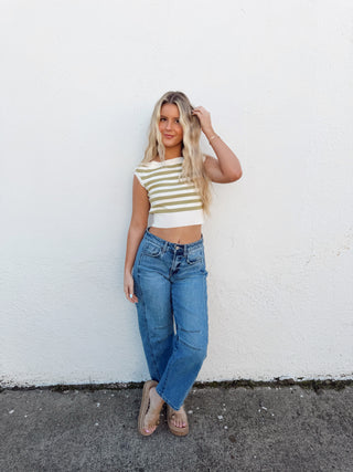 Maisy Top - Light Olive