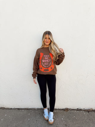 Peace And Quiet Crewneck (Rooted)