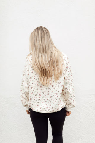 Spring Floral Pullover