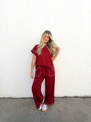 Sofia Set - Burgundy