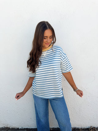 Campbell Tee - Blue