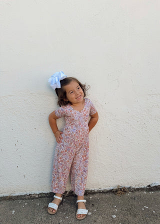 Lavender Flower Garden | Bamboo Jumpsuit