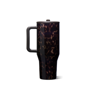 Mocha Tortoise HydroJug 32oz Traveler Tumbler