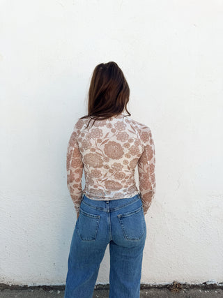 Megan Mesh Top