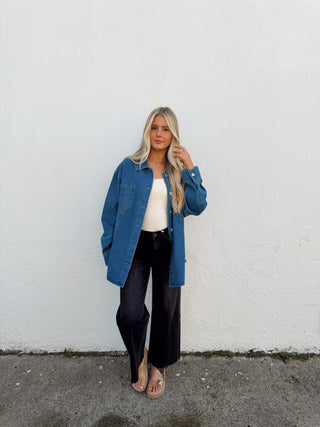 Stratton Denim Top