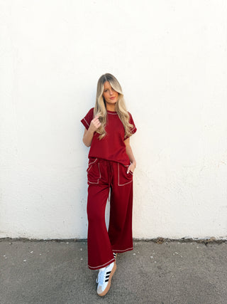 Sofia Set - Burgundy