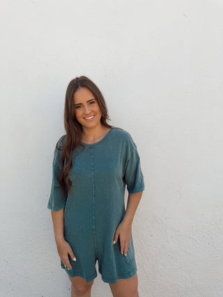 Melanie Romper - Teal