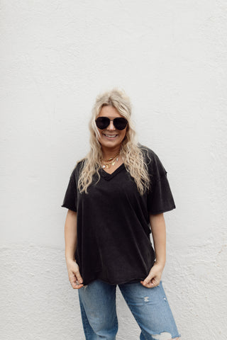 V-Neck Oversized Tee