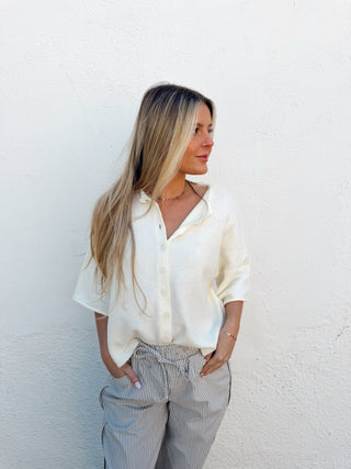 Capri Top - Ivory