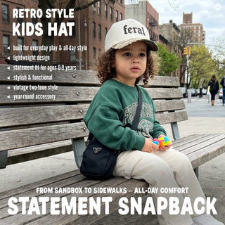 Kid/Baby 2-Tone Cap: Feral - Wood Camo/Beige