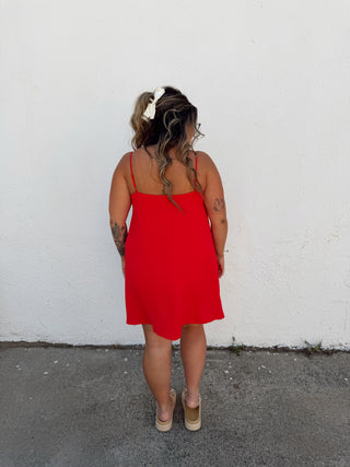 Bobbie Dress - Red