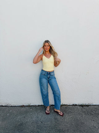 Benny Tank - Pale Yellow