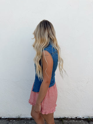 Devyn Denim Top