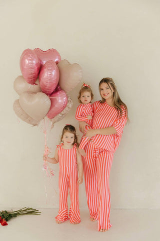 Pink Stripes | Bamboo Zipper Pajamas