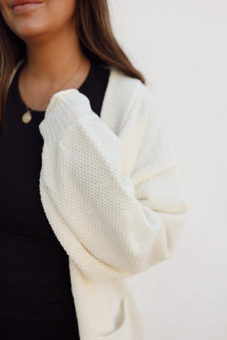 Charlie Cardigan- Ivory