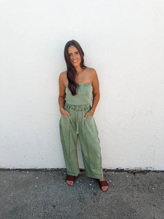 Cloud Barrel Jumper - Olive