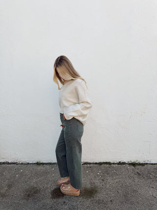 Gunner Olive Denim