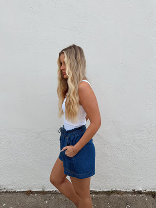 Gabby Shorts - Dark Denim