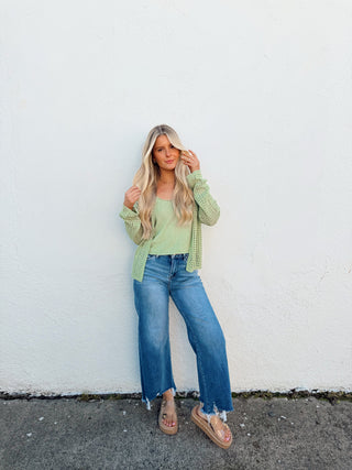 Remi Cardigan Tank Set