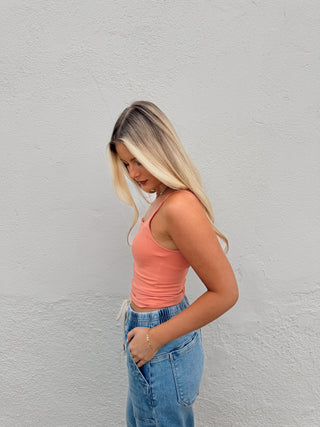 Cass Tank - Coral