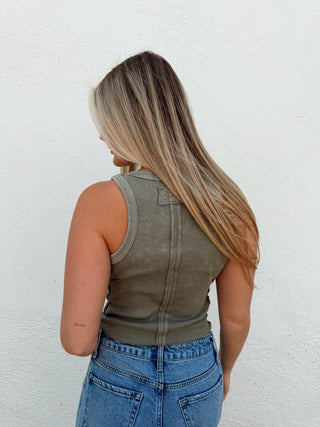 Rori Tank - Olive