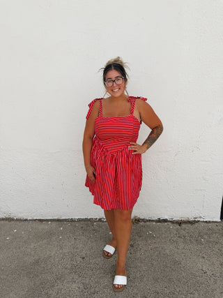Penny Pin Stripe Dress