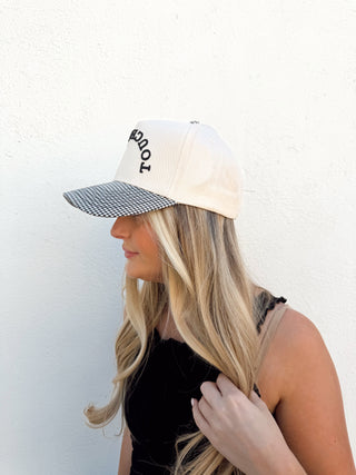 Touchdown - Black/White Houndstooth Hat