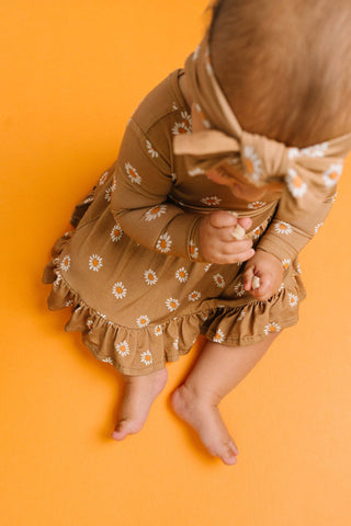 Little Daisy Bodysuit Bamboo Dress