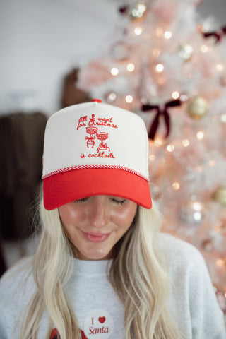 All I Want For Christmas Is Cocktails Trucker