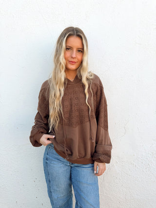 Callan Crochet Hoodie