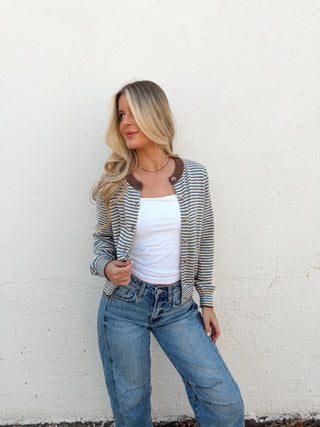 Tess Sweater- Dusty Blue