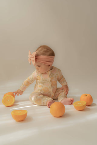 Citrus | Bamboo Zip Romper