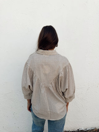 Lisa Plaid Top