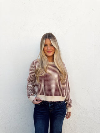 Khloe Sweater - Burgundy