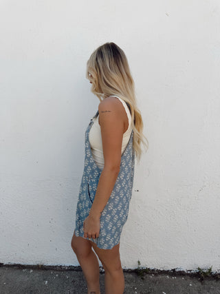 Mandy Floral Overalls