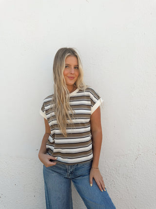 Benson Stripe Top